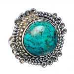 Turquoise December birthstone ring